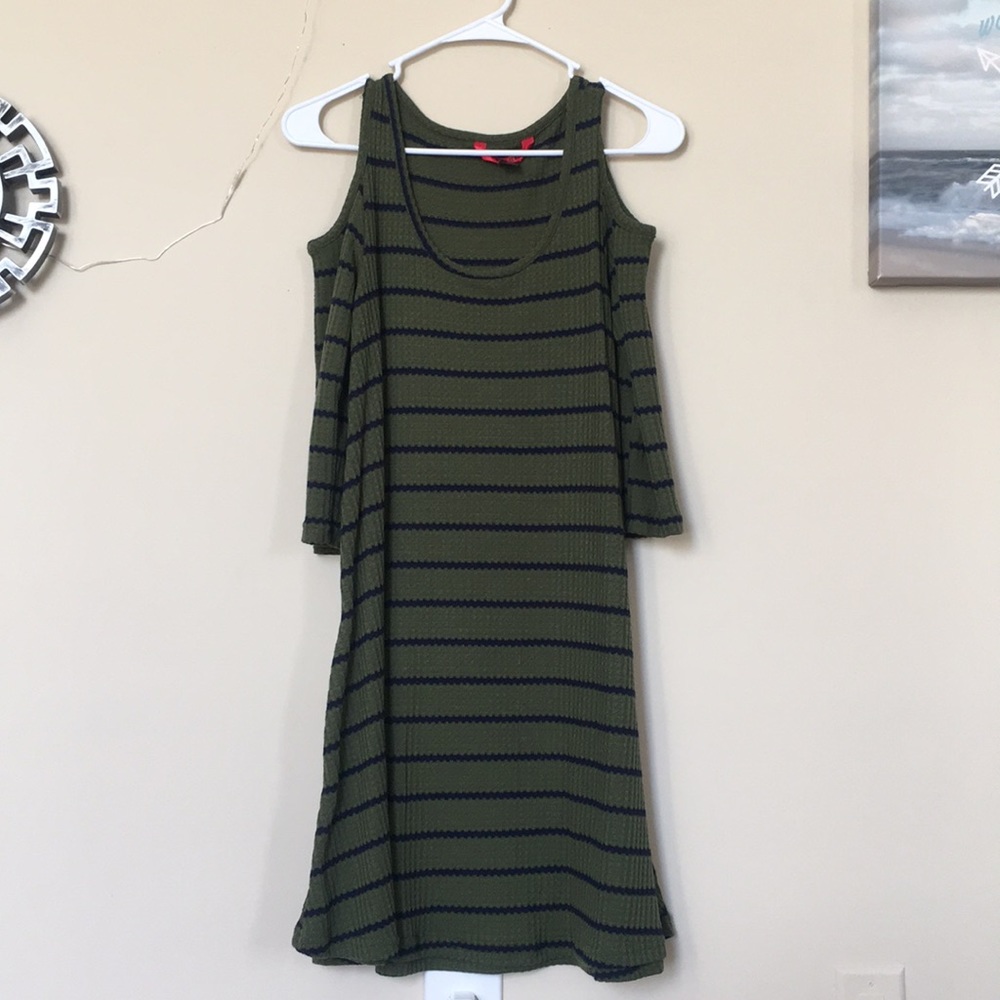 Striped sweater dress